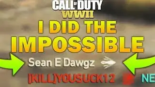 FINALLY! THE 99.9% IMPOSSIBLE CHALLENGE ON COD WW2