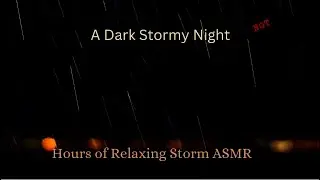 Most Powerful ASMR Dark Stormy Night Relaxing INSTANT Sleep