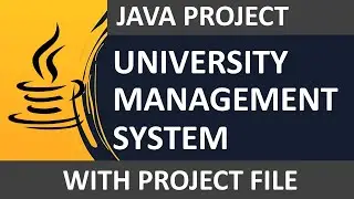 2/14 - University Management System | Java Project | Creating Splash Class