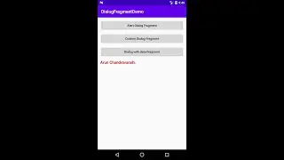 Android working with DialogFragment