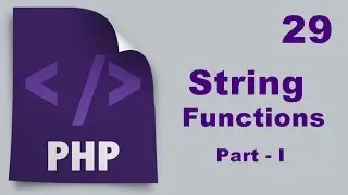 Php Tutorials in Urdu - 29 - String Functions - Part I (Words Counting)