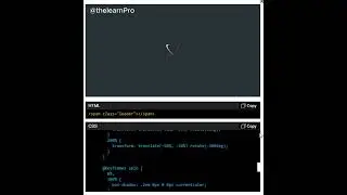 HTML | CSS | Loader Animation | Interactive Component | UI design | 