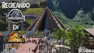 Recreando Jurassic World en Jurassic World Evolution 2 (SpeedBuild)