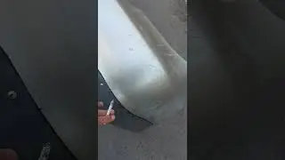 Установка накладки на задний бампер Toyota Camry 30/35