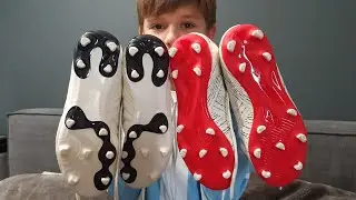 New Football Soccer Boots And Nike Shin Pads