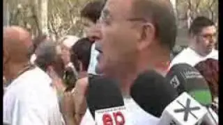 300 personas participan en la marcha contra el paro