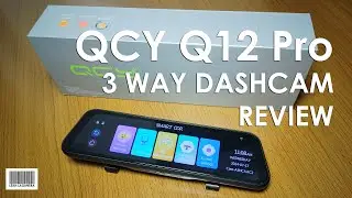 Dashcam Installation and Review | QCY Q12 Pro 3 Way Dashcam | 3 Way Dashcam