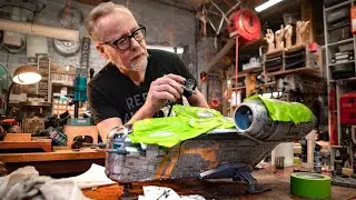 Adam Savage's One Day Builds: Painting The HasLab Razor Crest!