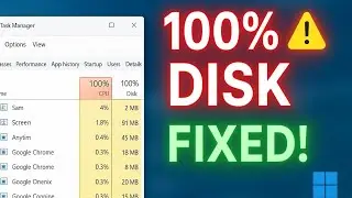 How to Fix 100% Disk Usage in Windows Once and for All