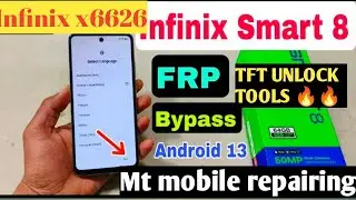 infinix smart 8 x6626 frp pattern unlock TFT tool 🔥🔥 #infinix #infinixfrpbypass