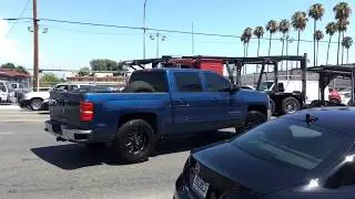 CHEVY SILVERADO ON  20X10 PRO COMP RIMS WITH NITTO TIRES PLUS 2 INCH LEVELING KIT -WHEEL DEALS!-