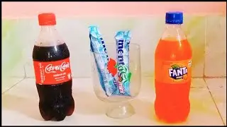 DIY Experiment - COCA COLA VS MENTOS VS FANTA