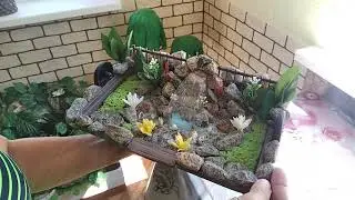 Декоративный мини-водопад своими руками