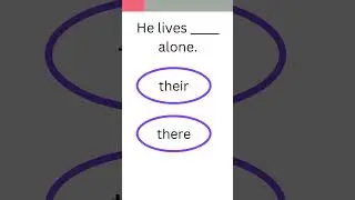 Use of 'their' and 'there'