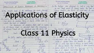 Applications of Elasticity | Chapter 8 | Mechanical Properties of Solids | Class 11 Physics