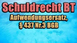 Aufwendungsersatz, § 437 Nr.3 BGB - Schuldrecht BT 13