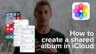 How to create a shared album in iCloud