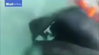 Как тонет судно  Вид от первого лица