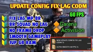 NEW UPDATE CONFIG FIX LAG CODM || CONFIG FIX LAG CODM
