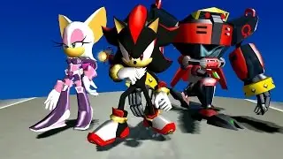 Sonic Heroes - Team Dark - Part 7 - Egg Fleet / Final Fortress - Egg Emperor