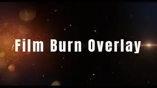 Film burn 4K overlay with sound II Film Burn Transitions with Sound Effects