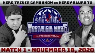Nostalgia Wars | Super Hero Trivia - Match 1 Trailer