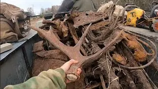 Бонус и целый каракат металлолома.Металлокоп в старых деревнях.