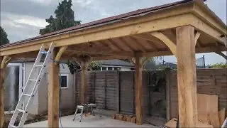 DIY wooden GAZEBO build
