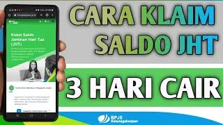 CARA MENCAIRKAN SALDO BPJS KETENAGAKERJAAN ONLINE 2024 | KLAIM SALDO JHT