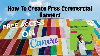 How to Create a FREE banner with Canva #canva design  #canva tutorial #canva design tutorial