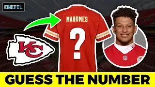 😎EZ LEVEL!!! GUESS THE JERSEY NUMBER OF NFL PLAYER 2024