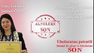 Aknelere Son | Sebi İxir Yağlı Pürüzlü Lekeli 3'lü Etkili Krem