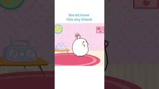 Molang - We All Have That Shy Friend #shorts #funnyshorts #molang #cartoon #memes