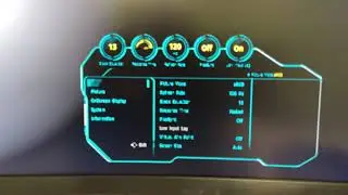 Samsung CRG9 screen glitch