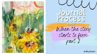 Recreate a Memory, Art Journal Process, Storytelling Art, Mixed Media Painting, Sketchbook Process