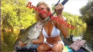 Красивая девушка рыбалка удивительная рыбалка в Камбодже, как поймать рыбу вручную Часть 21