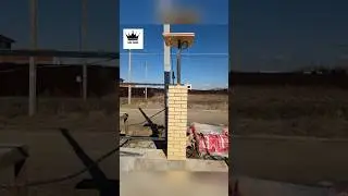 Монтаж забора с кирпичными столбами своими руками