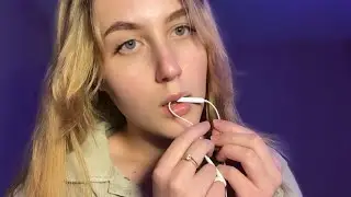 АСМР Липкие звуки рта, Ликинг | ASMR Nibbling, Mouth Sounds, Licking | Визуалочки/Hand Movements