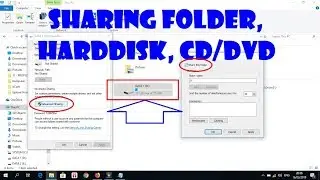 Cara Sharing Drive Harddisk, Folder dan DVD