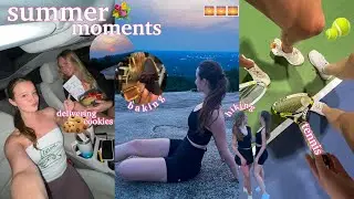 summer moments with my friends!! 🥰 | hike, cookie delivery, tennis