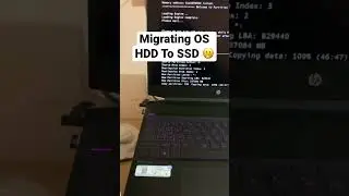 Migration Or Fresh Installation?? #hppavilion #gaminglaptop #hddtossd #short