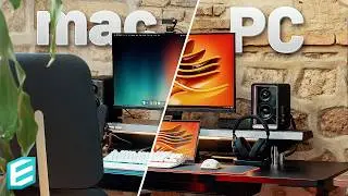 My Mac & PC Workstation - Desk Setup Tour 2025
