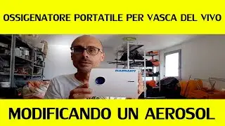 Converto un aerosol in un ossigenatore per la vasca del vivo