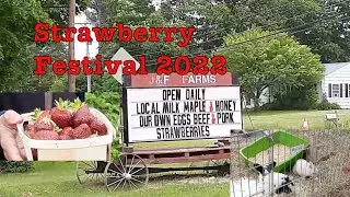 Strawberry Festival 2022 at J&F Farm in Derry, NH | Petting Zoo | Hayride