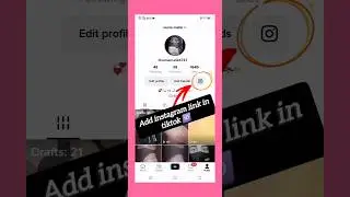 how to add instagram link in tiktok bio ¦tiktok py instagram ka link kaise dale¦2023¦#shorts