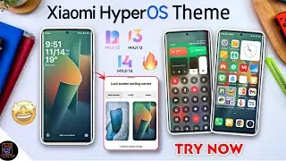 Apply Now - New HyperOS Theme Available on Theme Store😍| Miui 12,13 & 14 Working✅