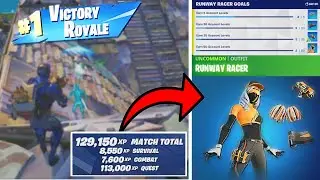 FASTEST WAY to LEVEL Up In Fortnite (Runway Racer outfit)