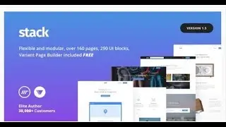 Stack Multi Purpose HTML with Page Builder full stack developer