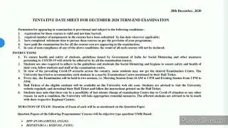 Breaking news ignou Feb 2021 exam datesheet| ignou date sheet 2021| Tentative datesheet released2021