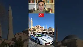 Türk polisi Ferrari’yle?! 😱🇹🇷 #shorts
